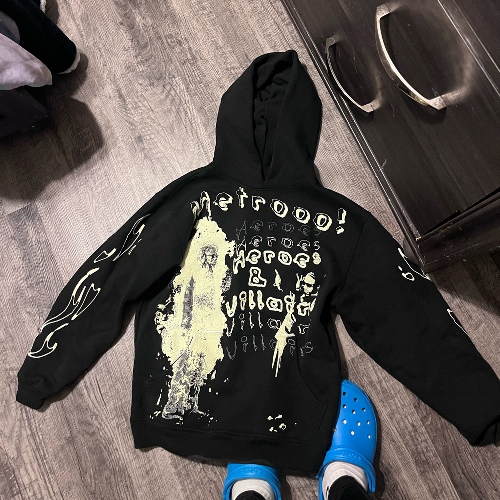 Black Graphic Metro Boomin Hoodie